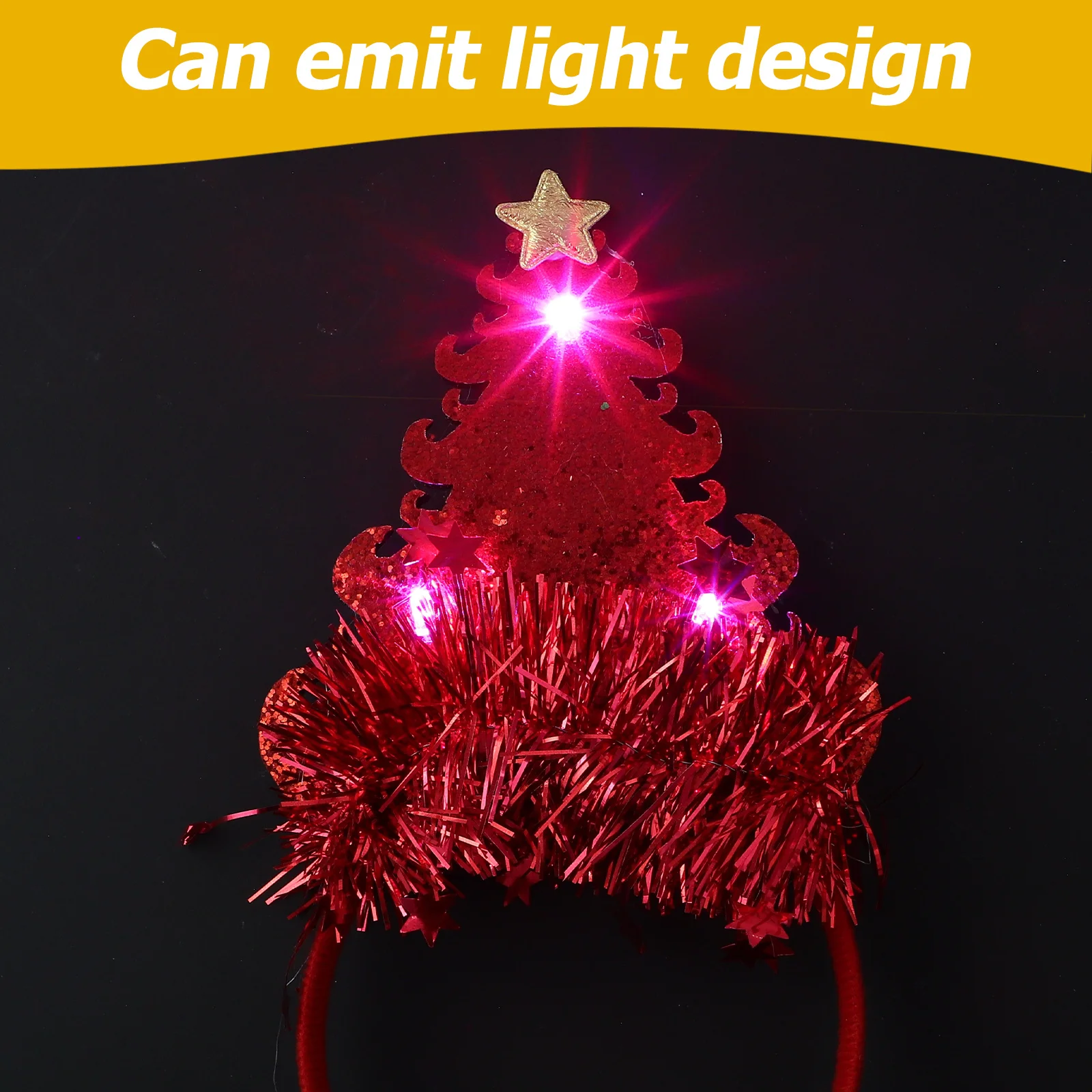 

Christmas Tree Headband Xmas Party Headdress Cute Christmas Hair Accessory Decorative Festival Headwear Xmas Party Headdress