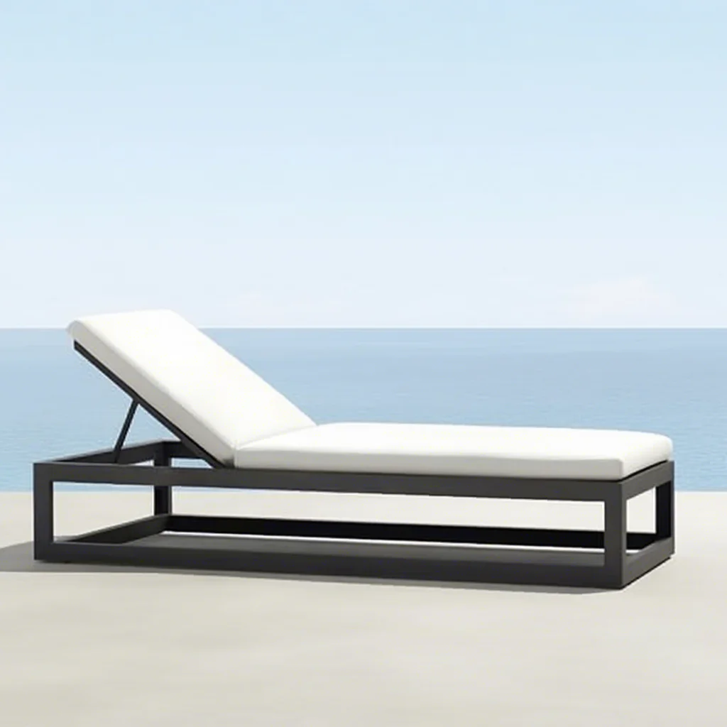 Modern Aluminum Garden Sofa Chair Set for Outdoor Farmhouse & Park Use Durable UV-Resistant Waterproof Weather Resistant