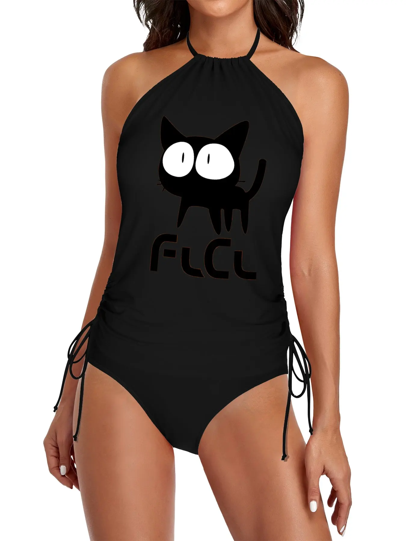 

FlCL CAT Split Swimsuit Set Women's summer suits Beach outfit beach clothes ladies