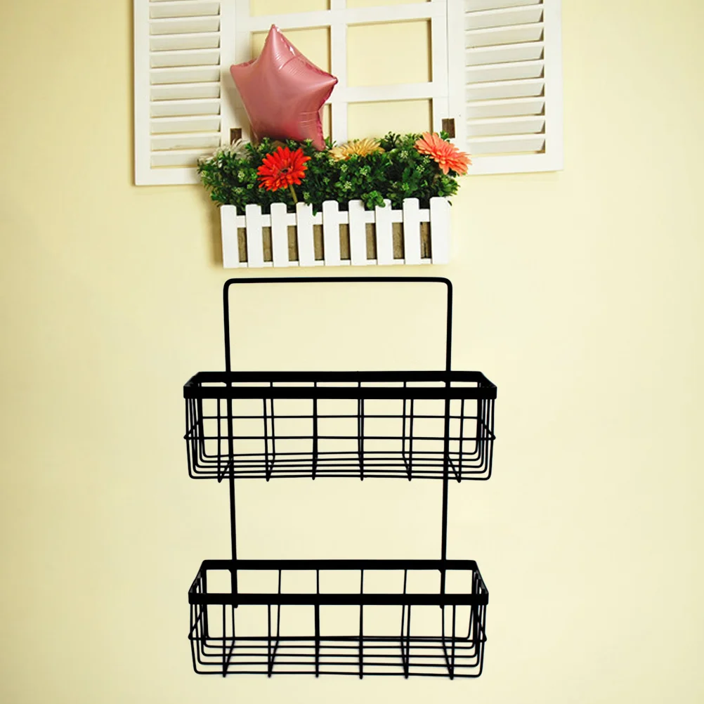 No Drilling Storage Rack Etagere Bathroom Lotion Space Saver Home Shelf for