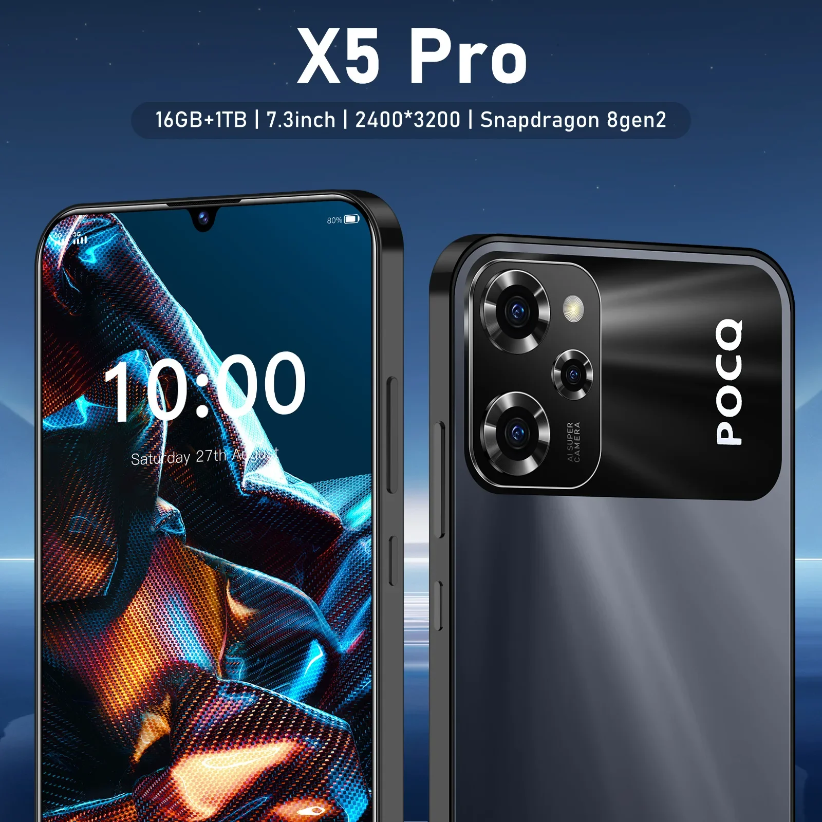 Hot Model X5 Pro Smartphone Mobile Phone Large Screen HD Original Mobile Phone Global Version Mobile Phone Cheap Celulares S22