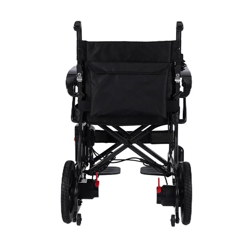Cadeira de rodas elétrica ergonômica dobrável leve inteligente scooter portátil totalmente automático para idosos