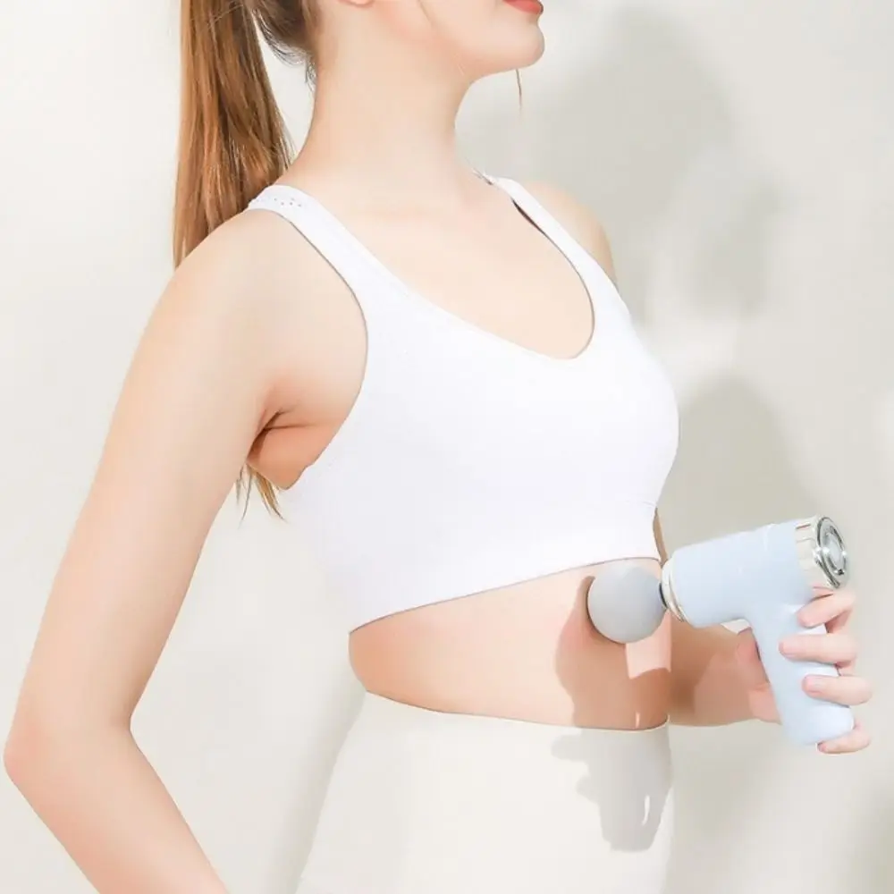 

Electric Mini Fascia Massager Self-assist Massage 4-type Heads Muscle Relaxation Massager 6-speed Portable