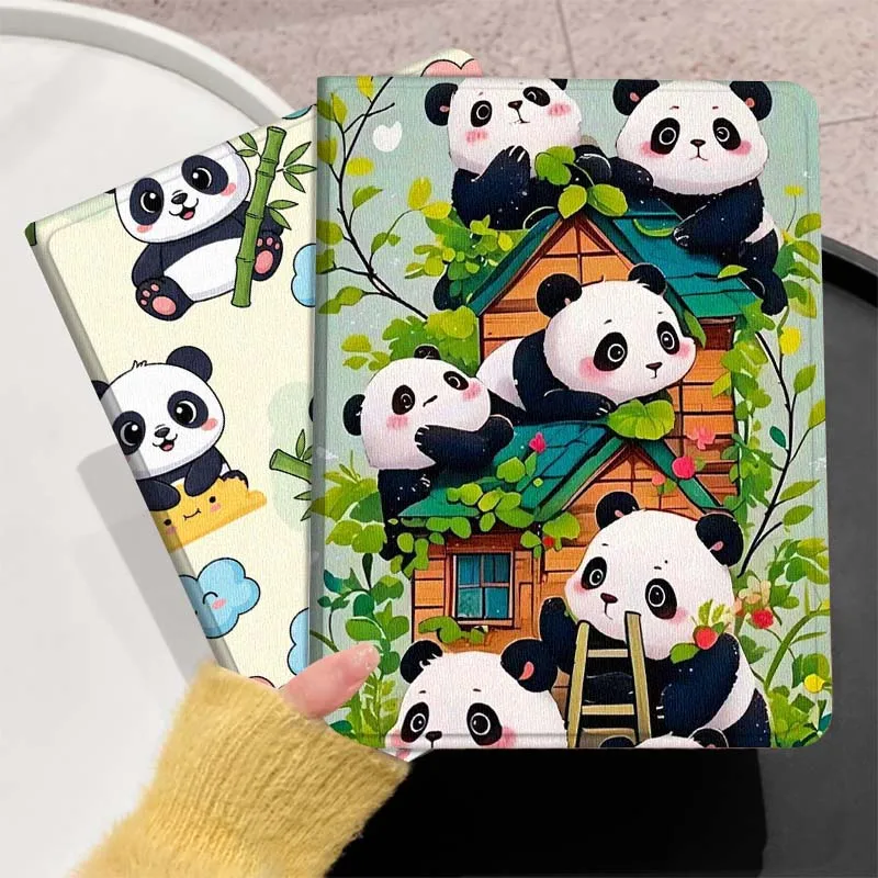 

Cute Panda Tree House For Huawei MediaPad T5 T10s M6 M5Lite SE Honor Tab 5 6 7 V7 V8 X8a X9a Pro Soft Tablet Case Gift