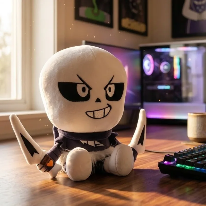 

Новая плюшевая игрушка Undertale Cross Sans, персонаж мультфильма XTale Underverse AU, коллекционная мягкая кукла, подарок для фанатов