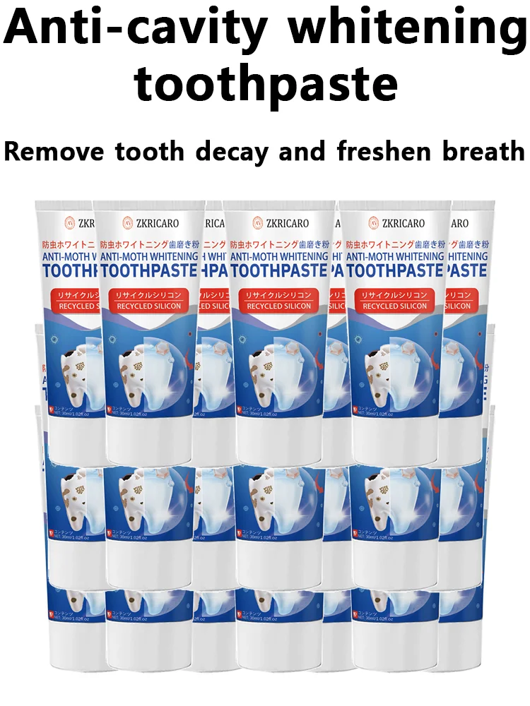 

Advanced Pro Whitening Toothpaste - Stain Fighter для кофе, чая, дыма | Защита полости, уход за фторидной эмалью и свежее дыхание