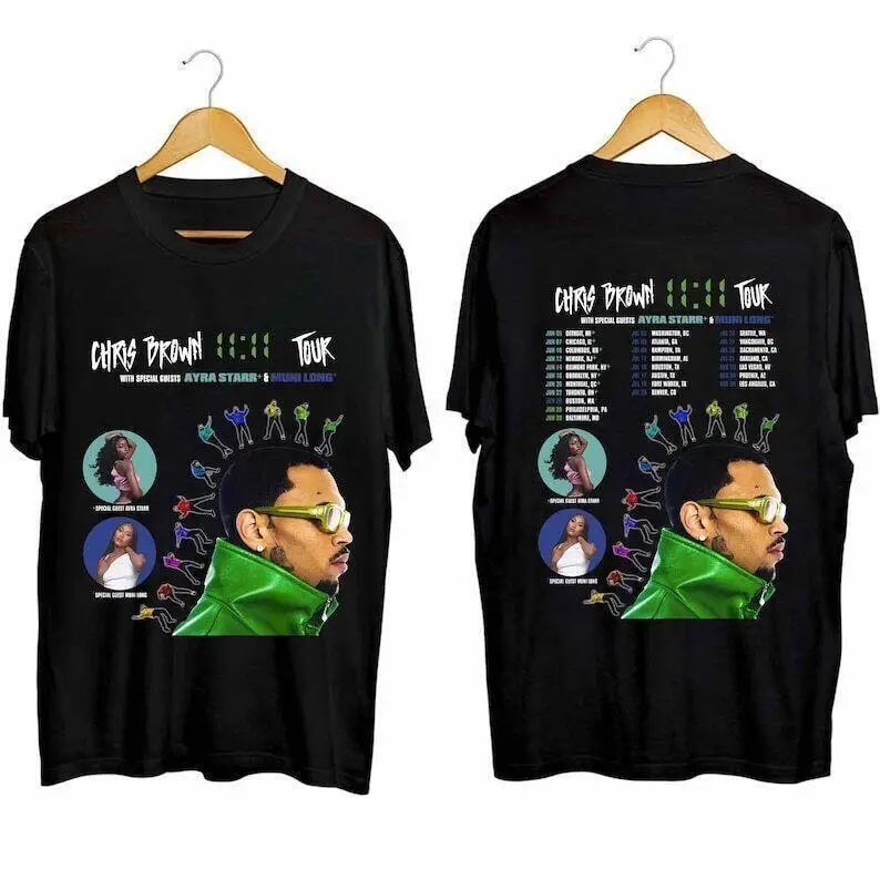 

Chris Brown 11 11 Tour 2024 T-Shirt Chris Brown Fan Shirt NP937