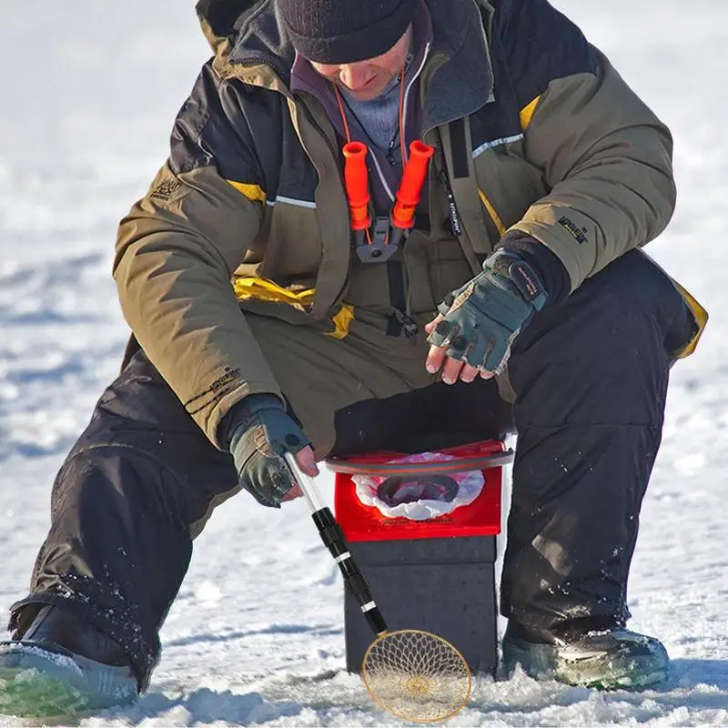 

Ice Scoop For Ice Fishing Long Ice Fishing Ladle Adjustable Skimmer Scoop Lightweight Ice Fishing Ladle Ice Fishing Accessories