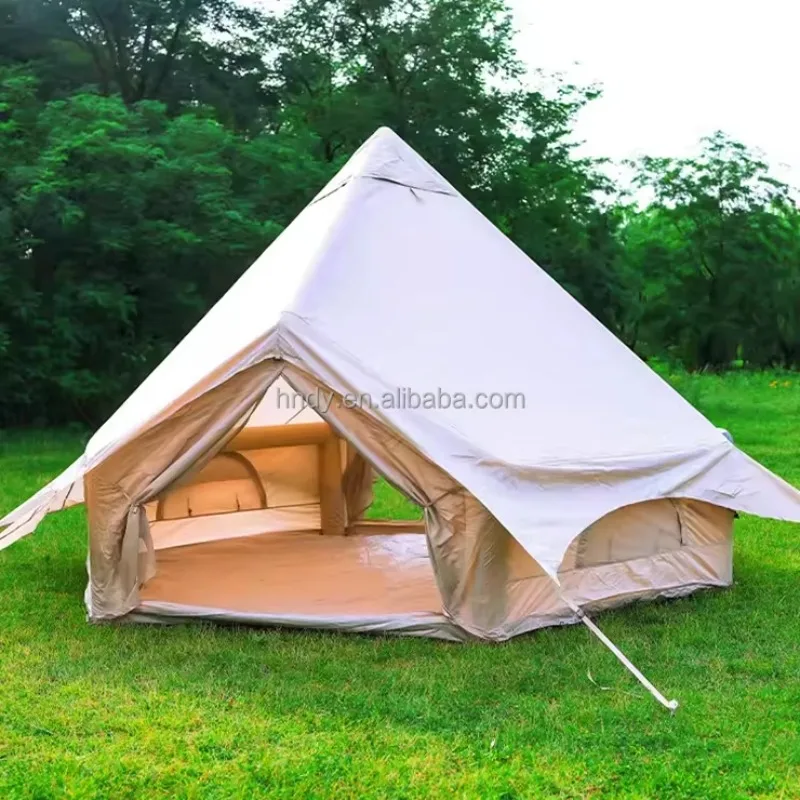Newest Yurt Air Inflatable Tent Inner and Outer 2 Layer Waterproof Tent
