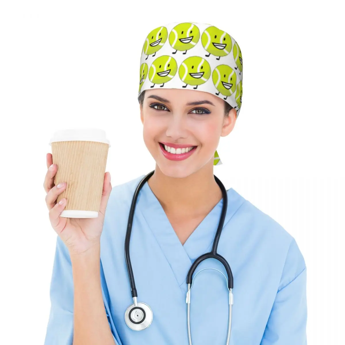 Czapka chirurgiczna Bfb Tennis Ball Scrub Hat dla lekarzy, robocza czapka chirurgiczna, regulowane czapki pielęgniarskie dla mężczyzn i kobiet, czapki dla dentystów