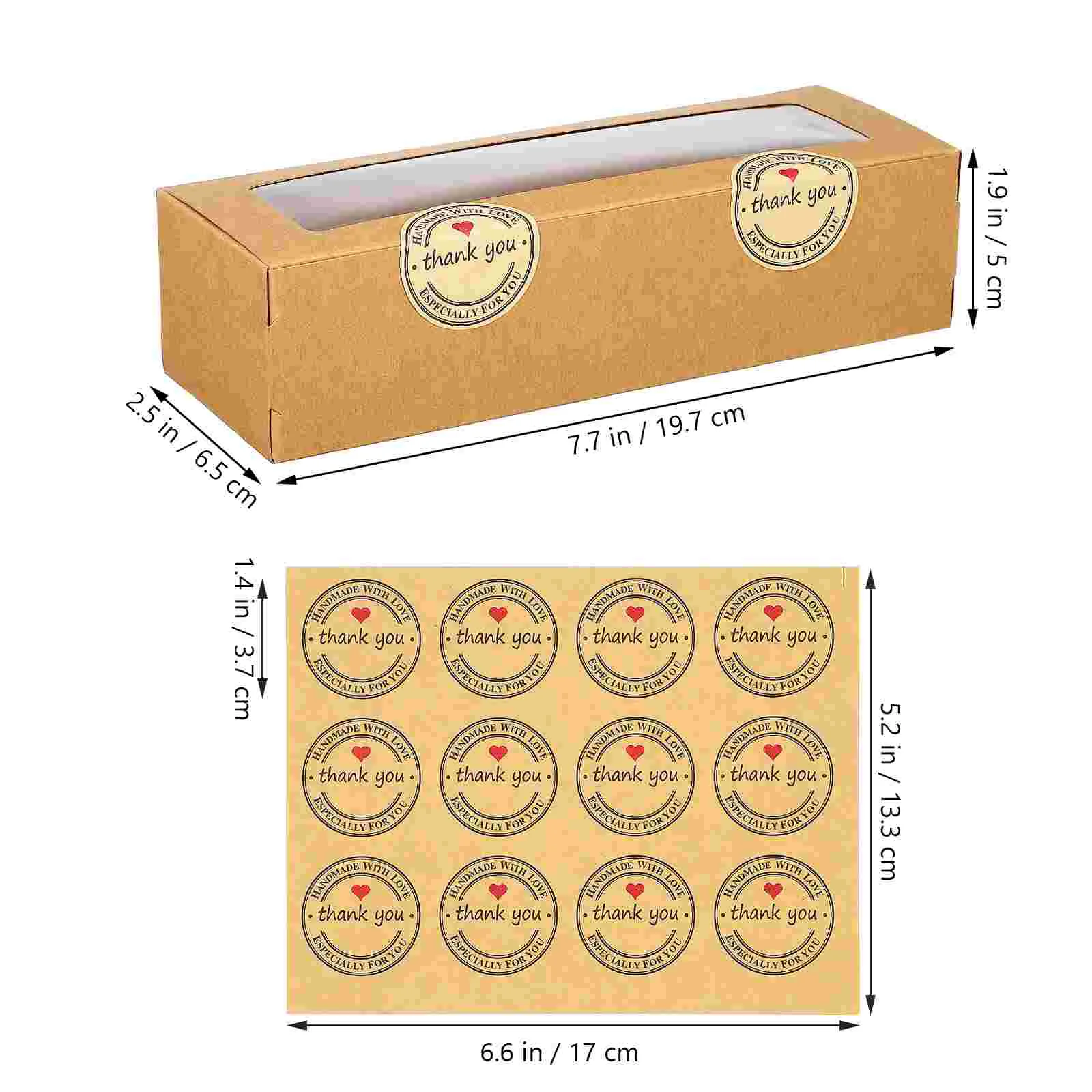 50 Pcs Box Dessert Packing Boxes Macaron Storage Mini Fridges Baking Paper Baby