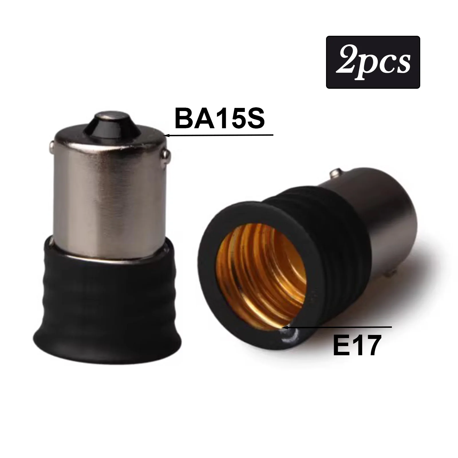 2PCS BA15S To E17 A…