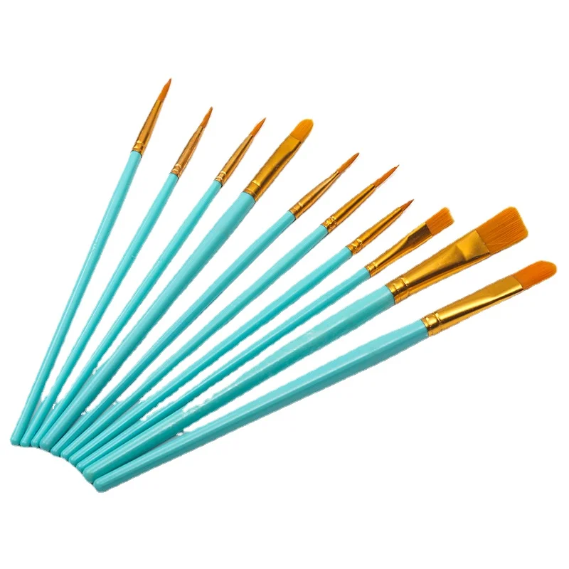 10 шт./набор, кисти для рисования