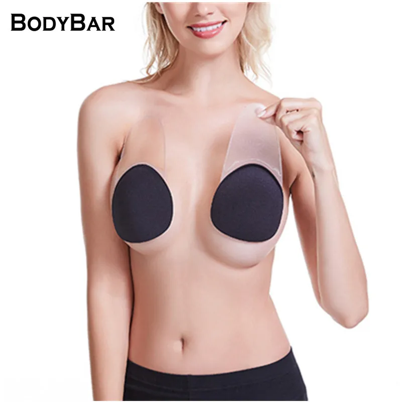 

Female Invisible Padding Magic Nipples Bras Breast Stickers Push Up Silicone Swimwear Cover Pad Nipple Cover Cup Patch Underwear