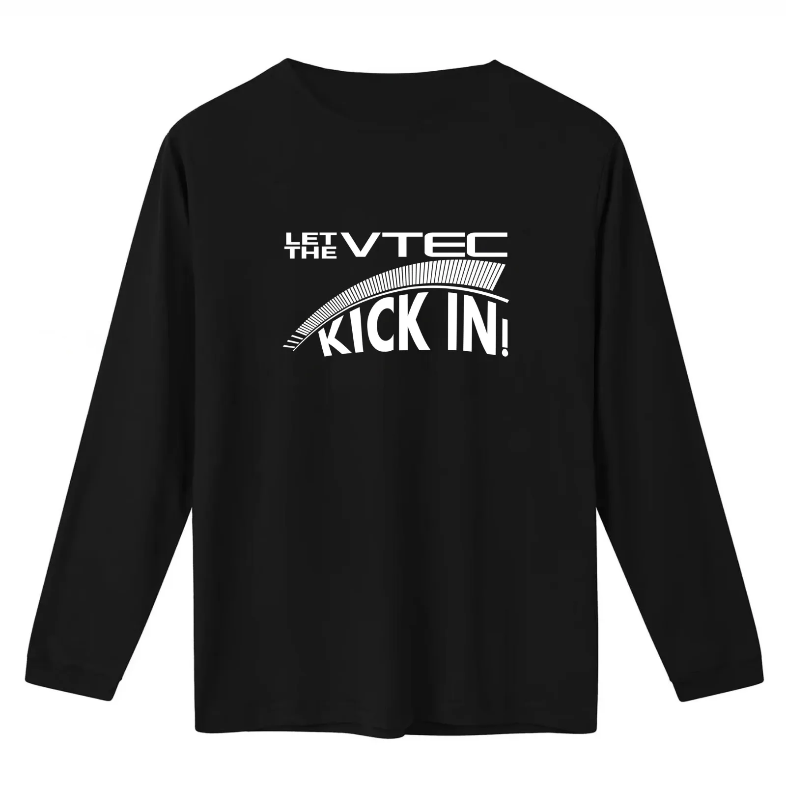 Let The VTEC Kick In T-Shirt Summer Casual Cotton Tee Oversized Streetwear Tops Vintage Graphic Print Loose Fit Short Sleeve