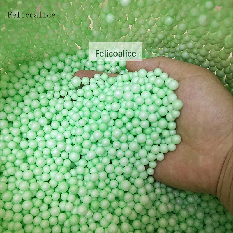250 g/Beutel, 6–8 mm, runde Schaumstoffperlen für Schleim-Sofa-Füller und Flaschen-/Heimhandwerk, Geschenk, Dekoration, Füllung – Detail 4
