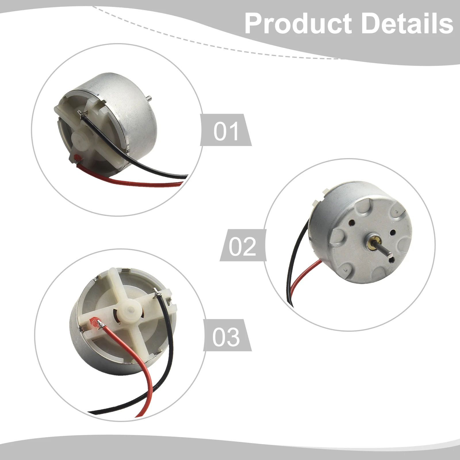 Fan Repair Fireplace Fan Replacement Home Parts Silver Black Portable Motor Repair Parts Compact Design Fan Repair