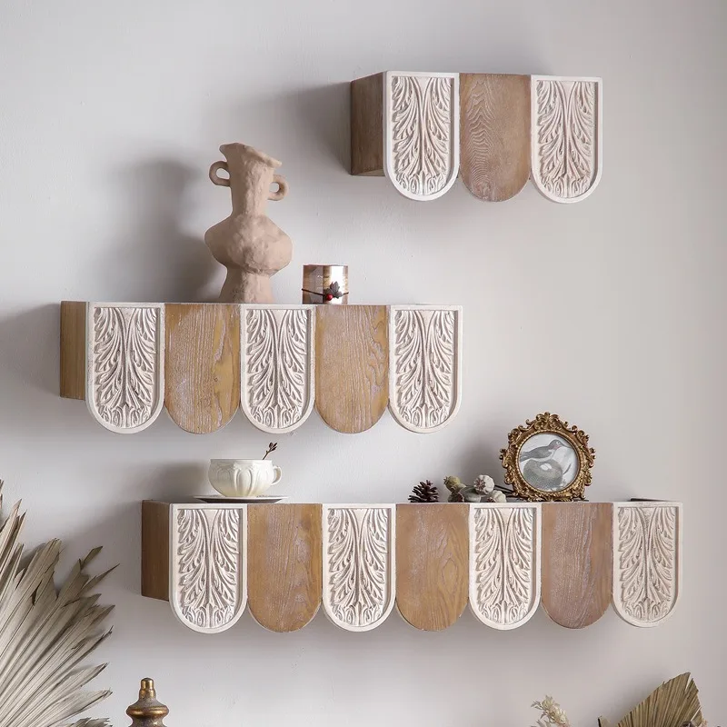 

French light luxury entrance carved pendant B & B hotel atmosphere wall jewelry modern minimalist style living room wal