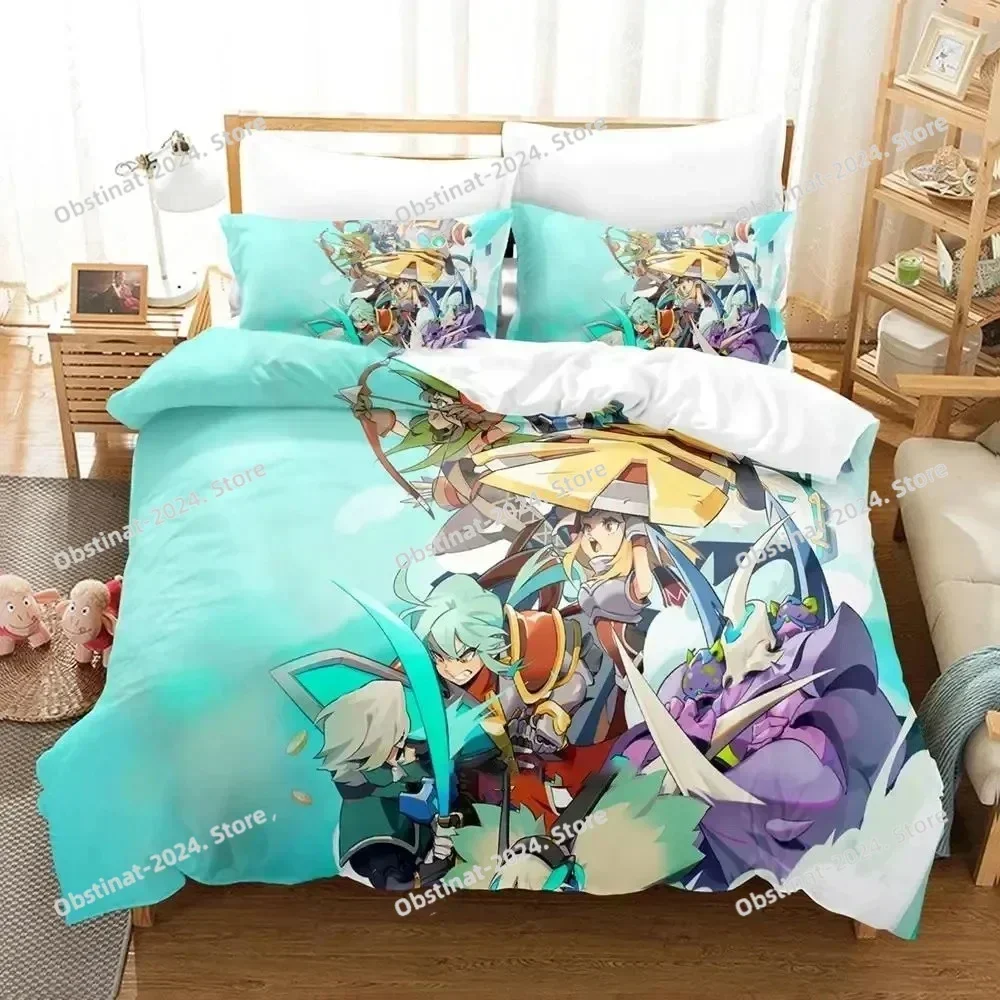 Anime Game Soul of Eden Bedding Set Print single Comforter Quilt Bed Cover Duvet Cover Pillow Case 3 Pieces Sets Kids Adult Size