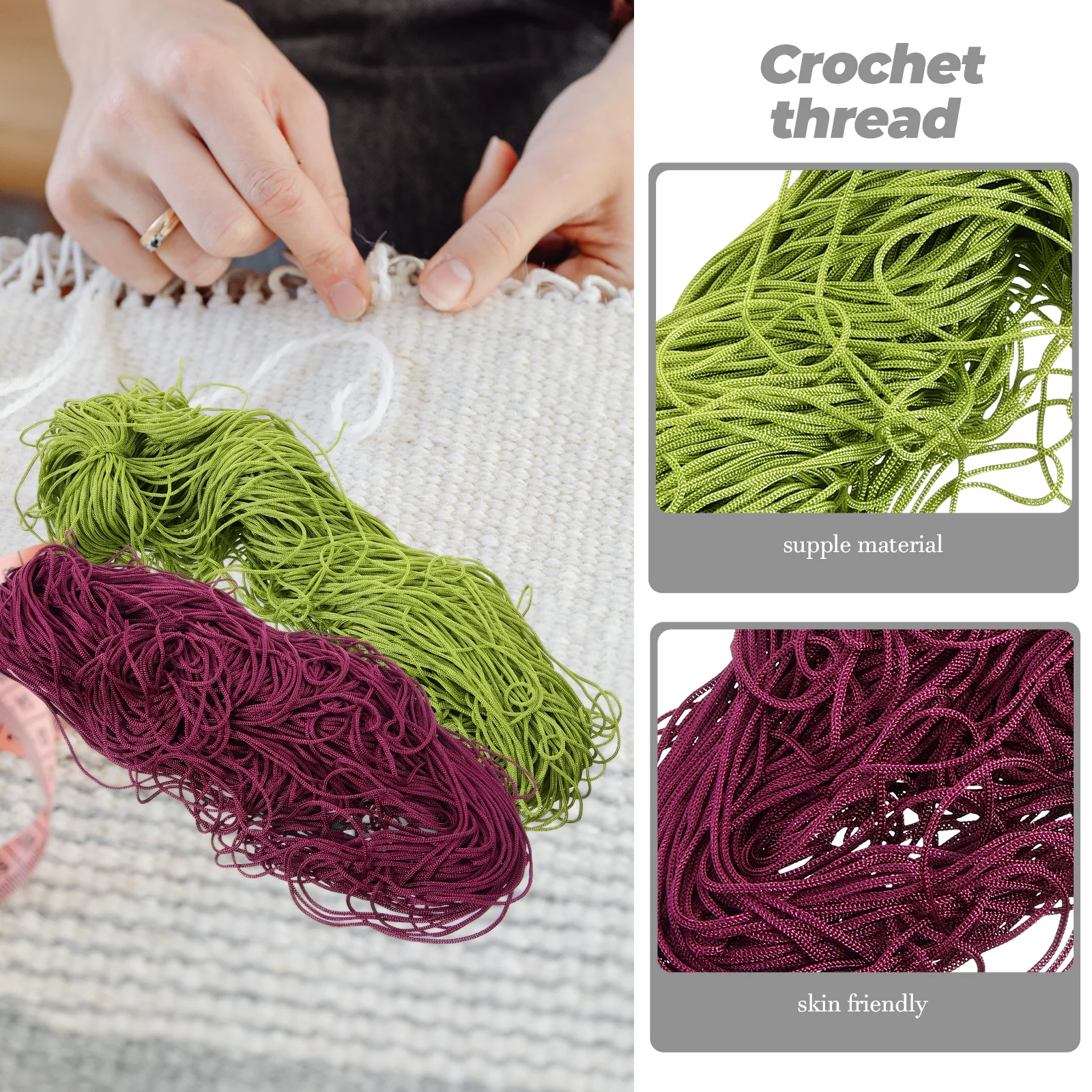 

Ice Silk Crochet Colorful Knitting Yarn Comfortable Diy Material For Scarves Pillows Blankets Decorative Craft Bulk