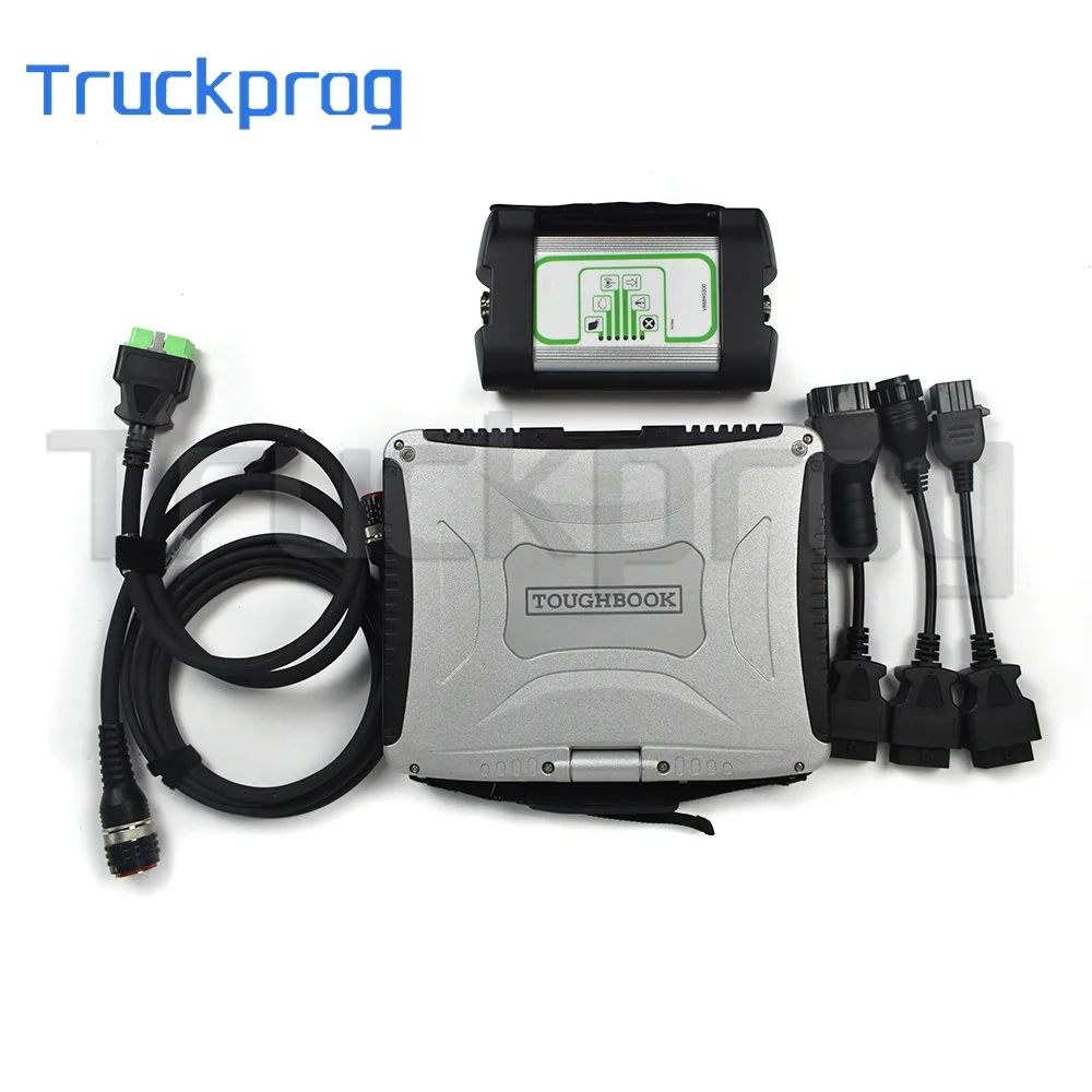 V2.8 PTT dev2 for VOCOM 88890300 VCADS Diagnostic Tool for Renault/Mack Truck Diagnose +Thoughbook CF C2 Laptop