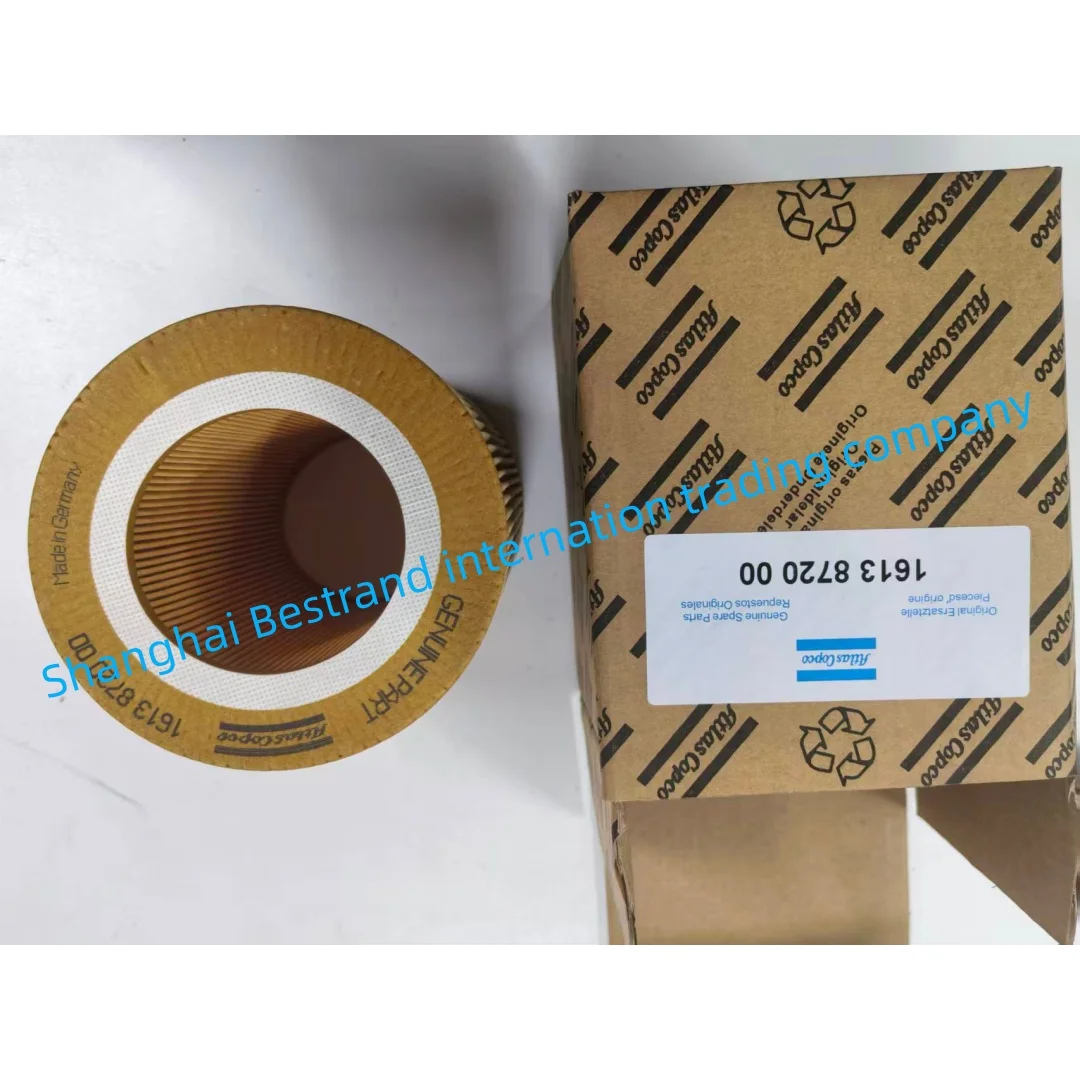 Atlas copco spare parts 1613872000 FILTER ELEMENT FOR OIL INJECTED SCREW COMPRESSOR