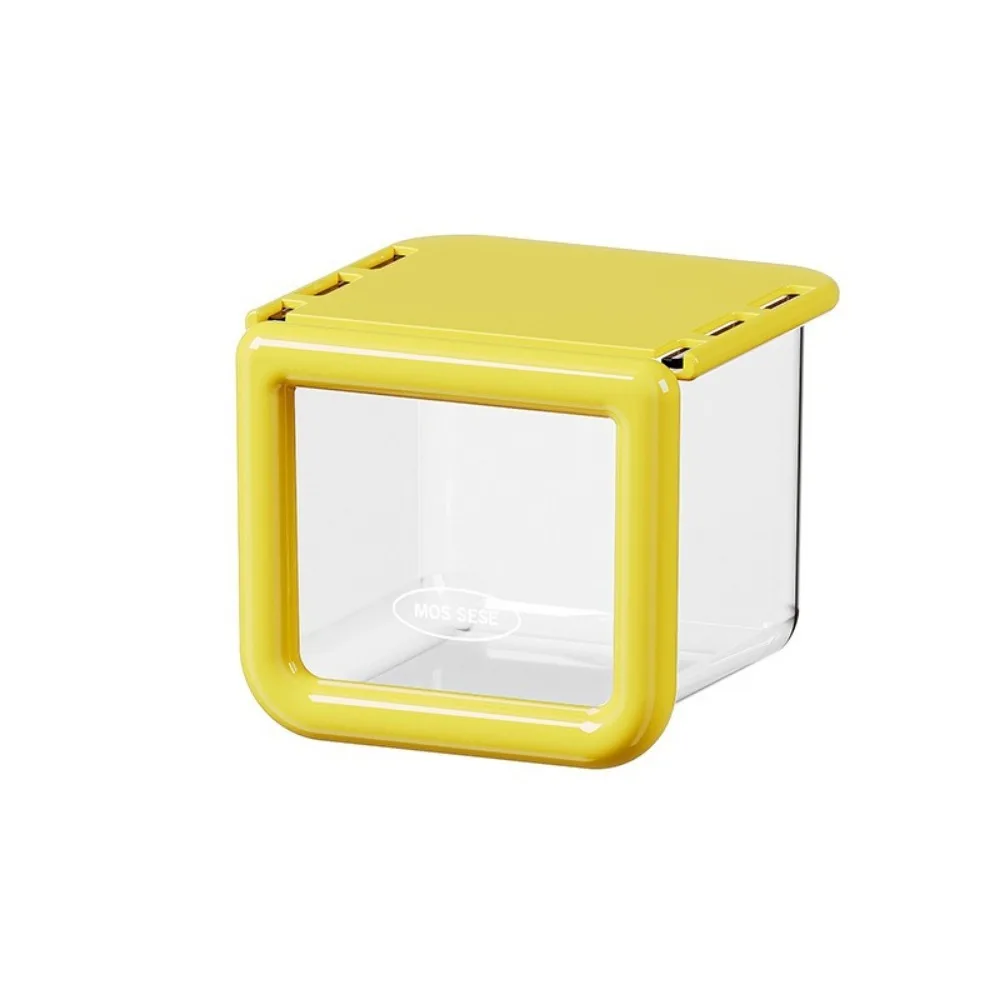Plastic Mirror Cabinet Storage Box Transparent Dopamine Under Desk Drawer Organizer Large Capacity Space Saving