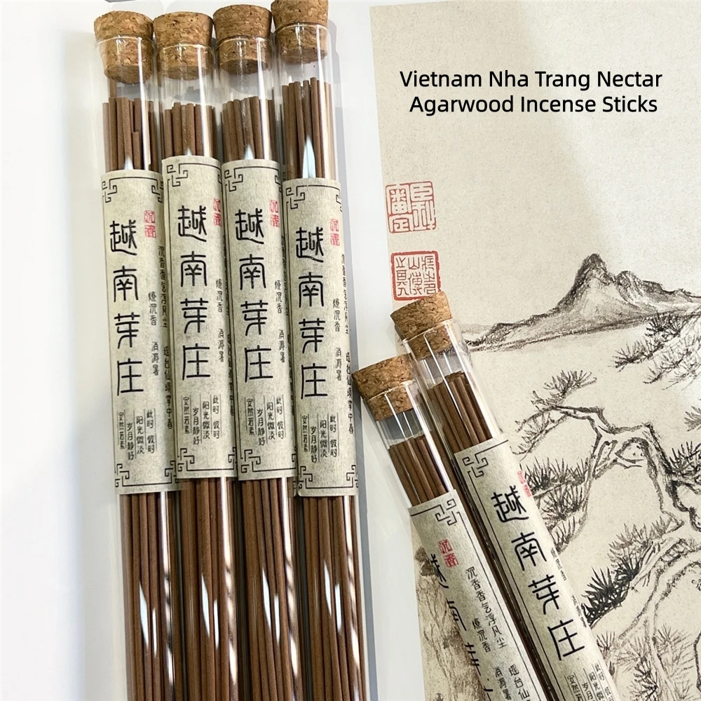 

Nha Trang Aged Agarwood Incense Sticks,Nectar-Scented Agarwood,10g Incense Sticks,Home Indoor Aromatherapy,Sleep-Aiding Incense