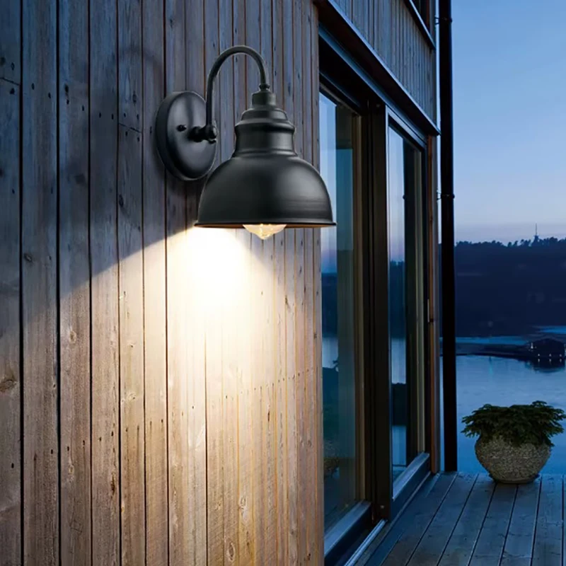 

Retro LED Wall Lamp Waterproofing Lighting For Garden Porch Living Room Balcony Corridor Outdoor Interiorit Lighting Fixtures