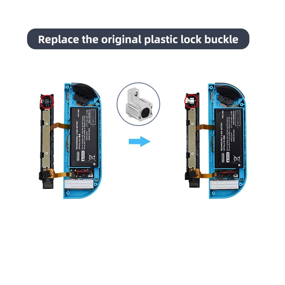 닌텐도 스위치/스위치 OLED 교체용 래치 금속 잠금 버클 조이콘 컨트롤러 수리 부품 1/5/10쌍