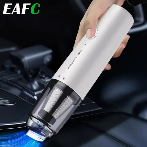 EAFC 10000Pa Car Vacuum Cleaner Wireless Cleaner Vacuum Dust  Portable Mini For Home Pet Car Inner Chink Clean