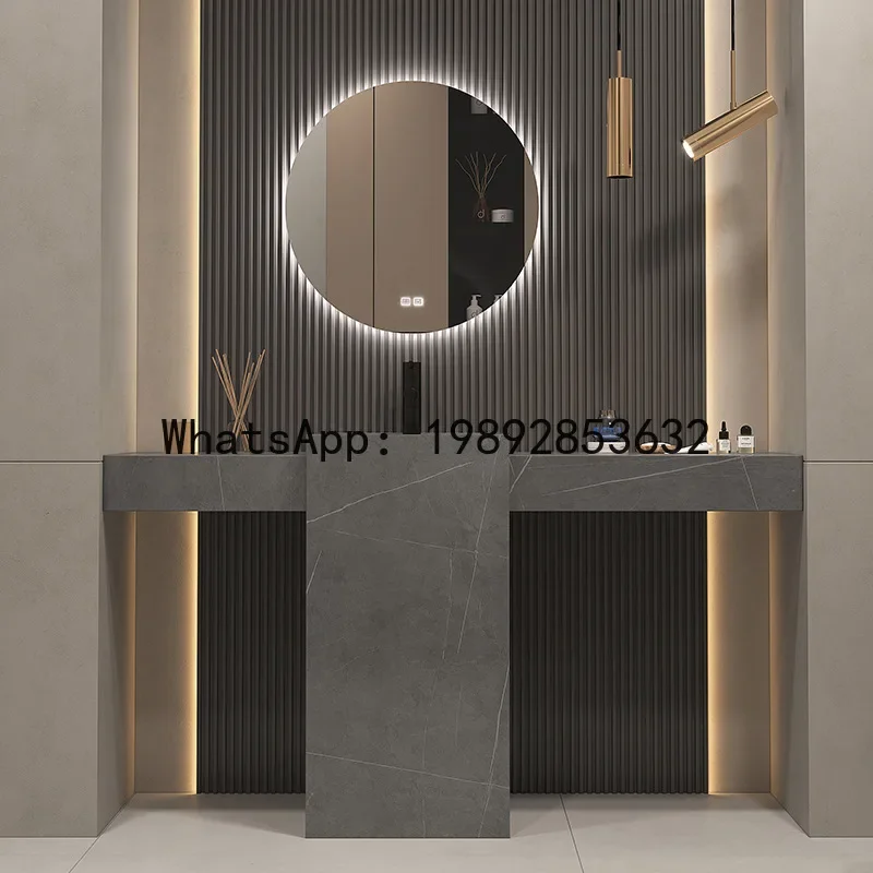 

Раковина-колонна из каменной плиты a-15, умывальник колонного типа