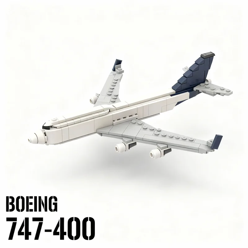 280pcs MOC Boeings 747 -400 1 300 Scale Creator Creator Expert Model Building Blocks Christmas Gift Construction Toys Craft