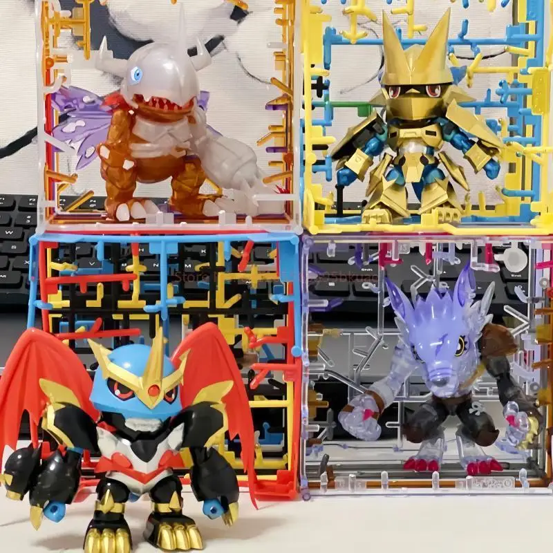 

Genuine Digimon Adventure 2 Blind Box Vol.2 Wargreymon Anime Figures Mystery Box Car Mounted Figure Ver.2 Birthday Gift Ornament