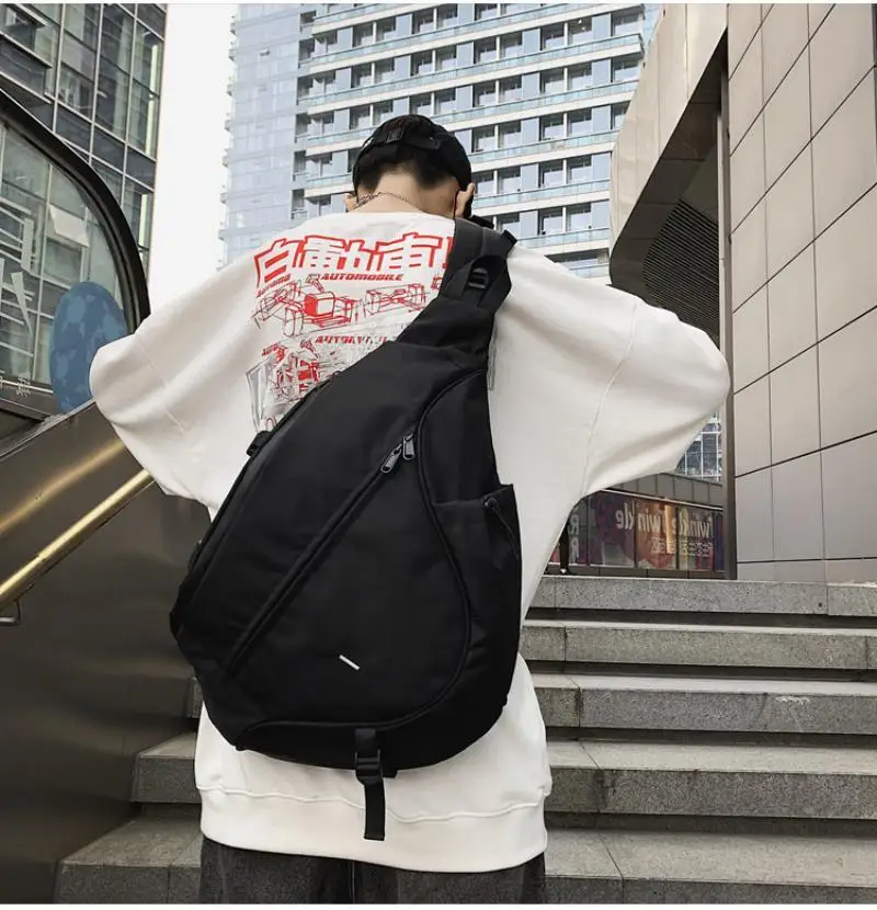 2024 New Women's Large Capacity Oblique Straddle Bag Single Shoulder Casual Bag Sports Fashion Versatile Bag Men's Chest Bag