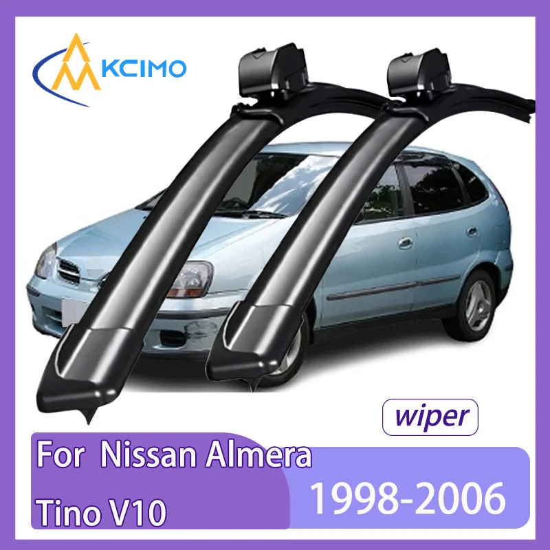 

Quiet Beam Wiper Blades 2pcs Windscreen Window Car Accessories For Nissan Almera Tino V10 1998–2006 Nissan Tino