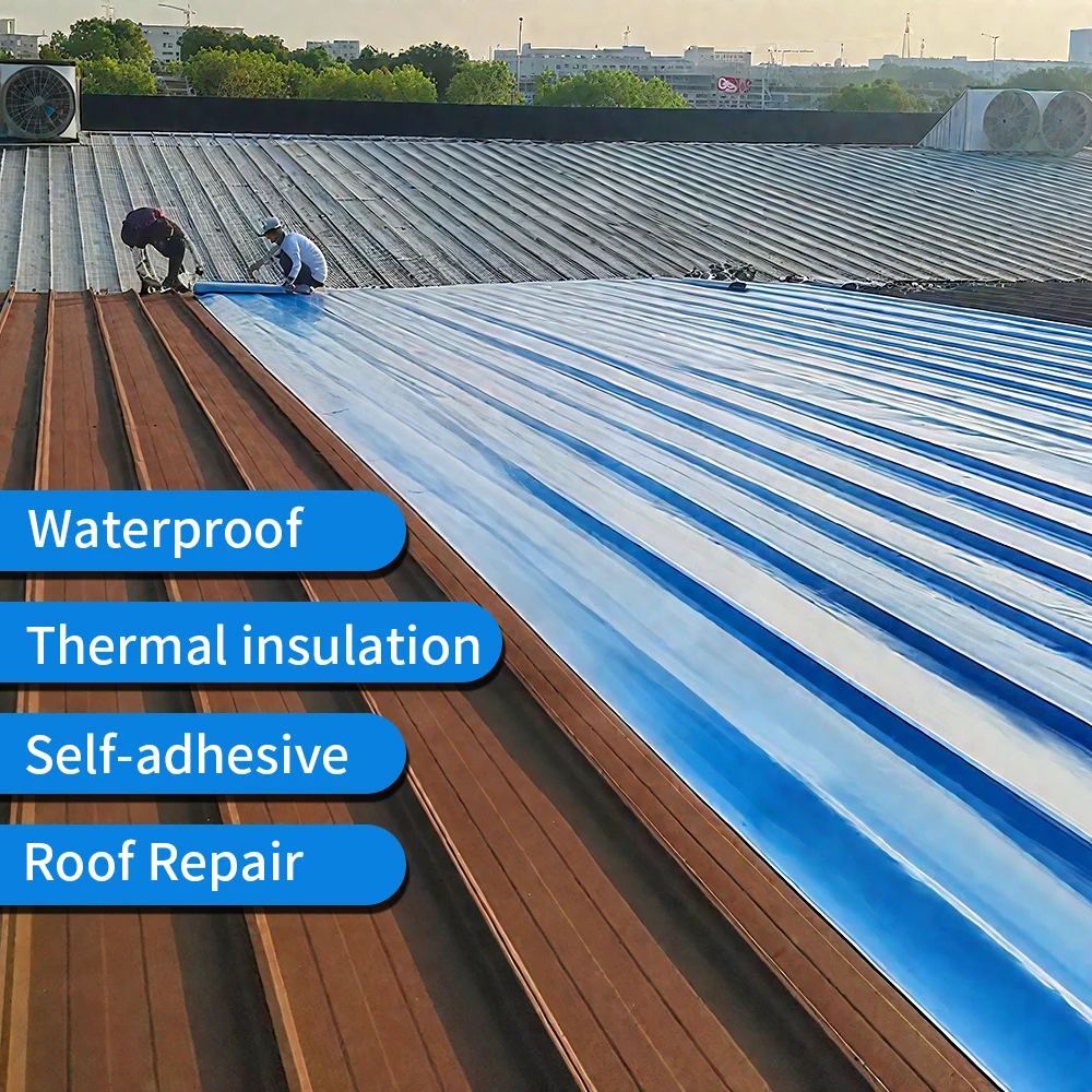 Features diagram showing waterproof coating and heat insulation layers