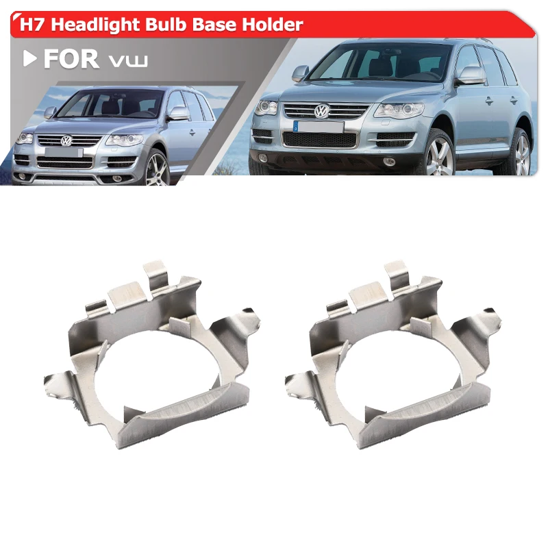 OE-Spec 3B0941160B H7 Headlight Bulb Base Adapters Holders Retainer Socket For VW Touareg Ameo Passat B5.5 6 Tiguan For Audi A6