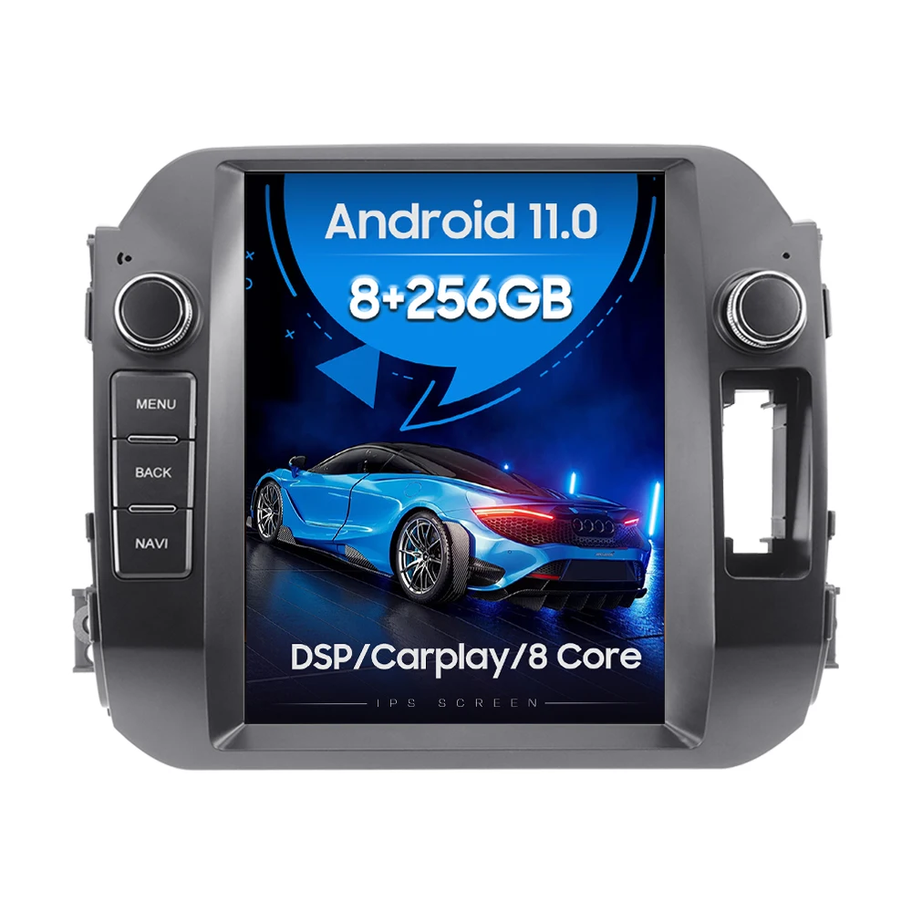 

10.4" inches Android 13 8+128GB Tesla Screen Car Stereo Multimedia DSP Player For KIA Sportage 3 2010-2016 GPS Audio Radio Unit