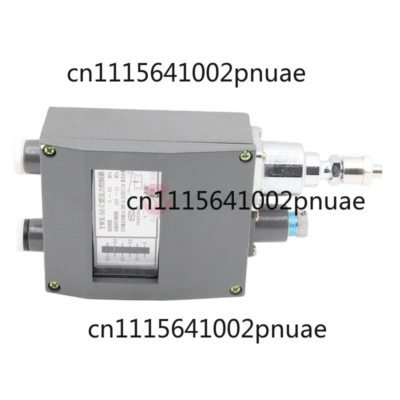 YWK-50-C Pressure Switch with High Accuracy for Air Water Oil 300V 10A SPDT Snap Action Adjustable Range 50Hz 60Hz  Certified