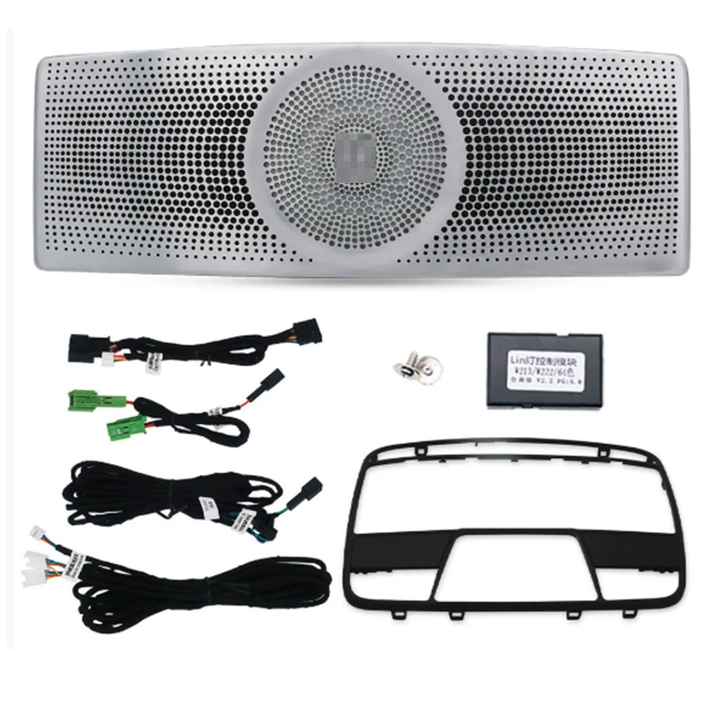 

Чехол для очков, светодиодный окружающий свет для Mercedes-Benz C/E Class W213 W222 W464 W257, атмосферная лампа, потолочный динамик, автомобильные аксессуары