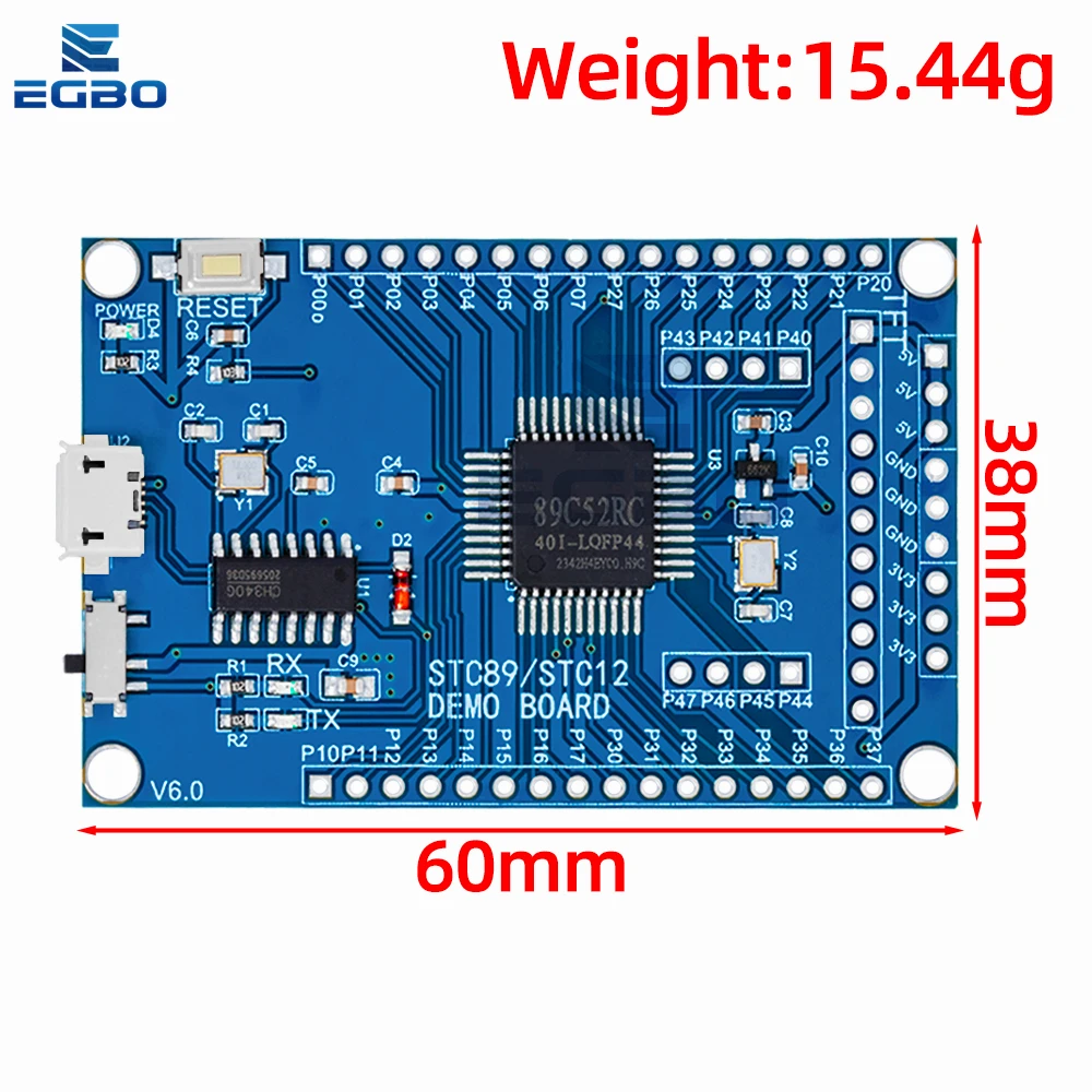 STC89C52 STC51 STC89C52RC مجلس التعلم التنمية الأساسية ، 51 SCM