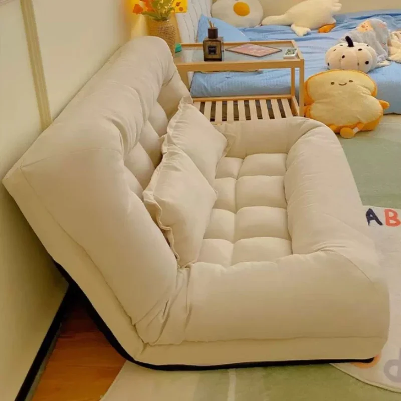 Girly Aesthetic Compressed Sofa Recliner Velvet Oversized Modern Living Room Sofas Loveseat Reading Couch Wohnzimmer Furniture