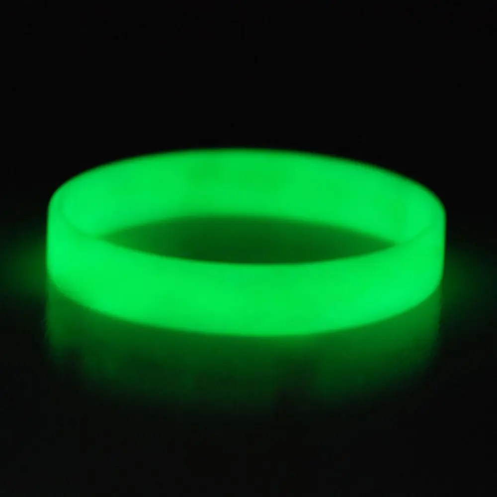 Accessories Friendship Bands Cuff Bangle Luminous Rubber Bracelets Fitness Wristband Sports Wristbands Silicone Sweat Band