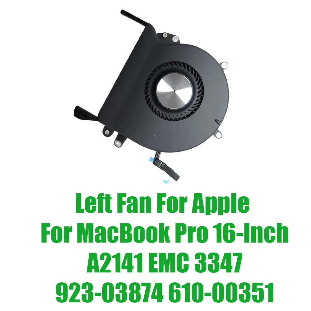 For Apple For MacBook Pro 16-Inch A2141 EMC 3347 923-03874 610-00351 DC5.1V 2W Replacement Laptop Left Fan