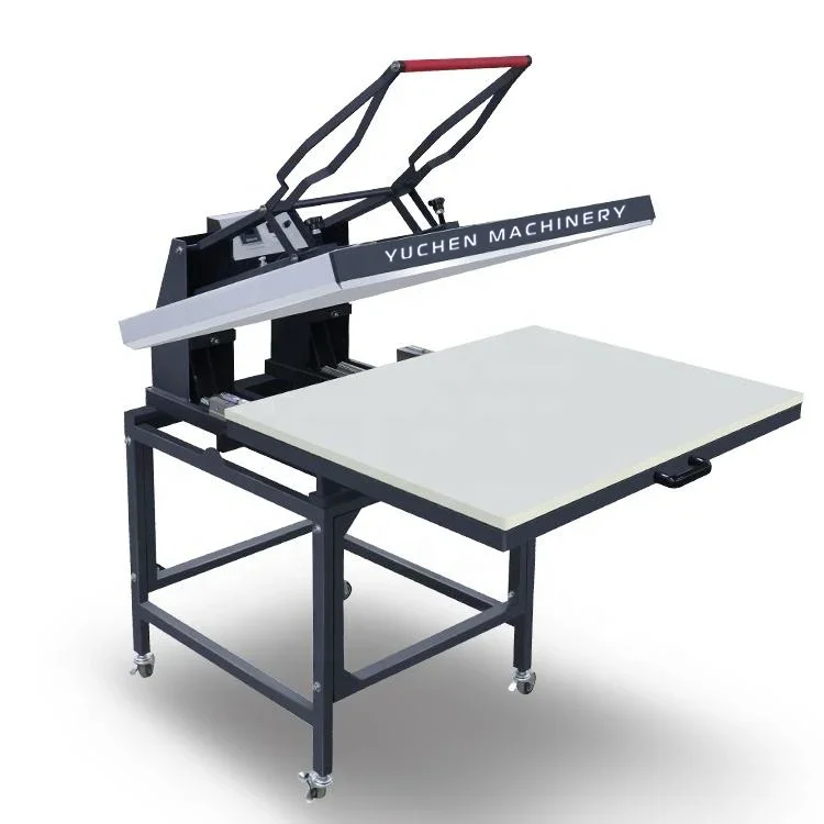 

New Large Format 40*40 80*100CM Manual Sublimation Heat Press Machine T-shirt Plate Paper Label Printing Printing Shops