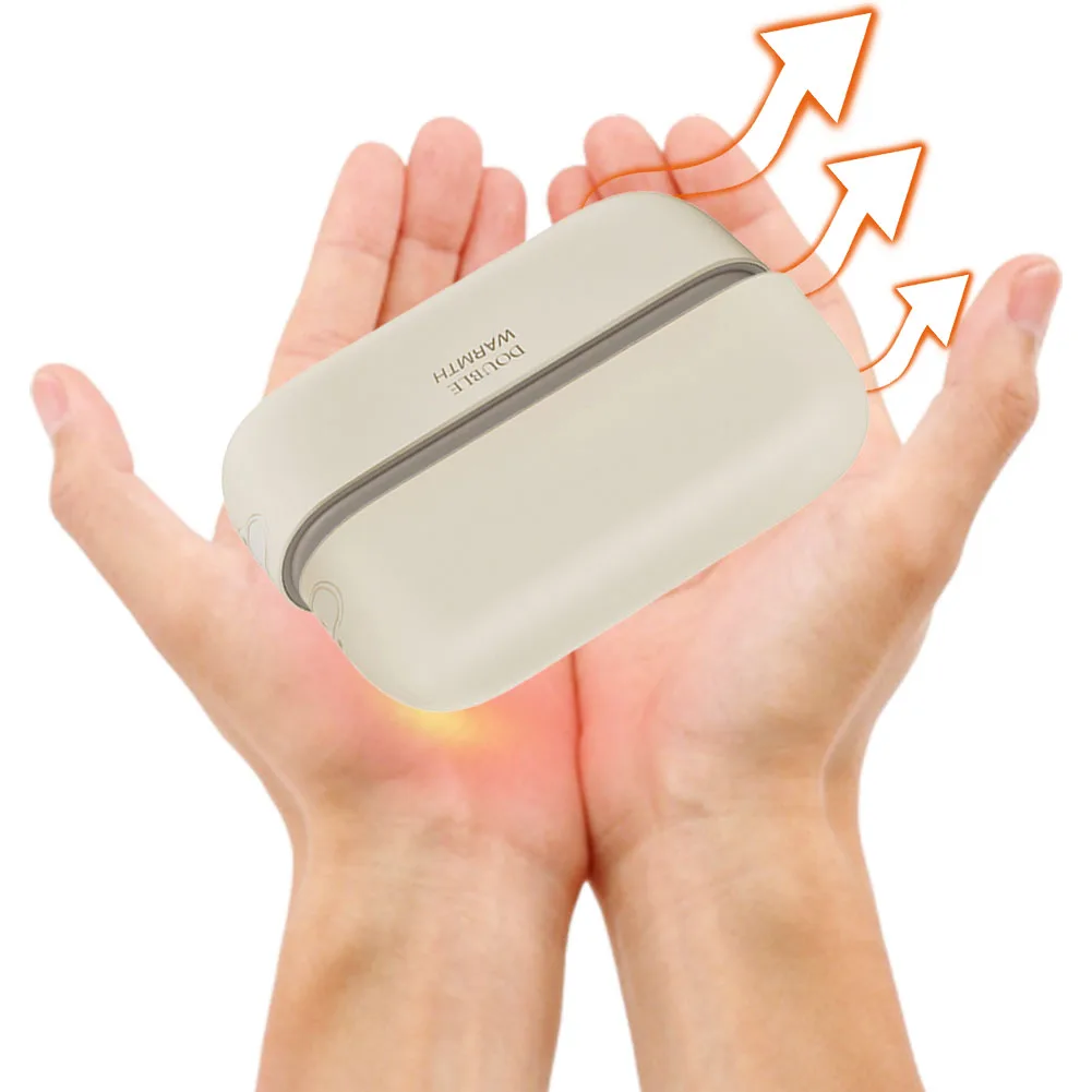 2 in 1 Magnetic Hand Warmer Electric Hand Warmer USB-C Rechargeable Portable Hand Heater 3 Temp Setting Fast Heating for Winter