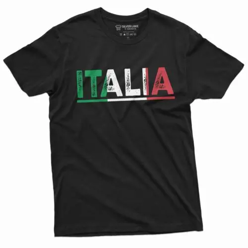 Italia T-shirt Italy Flag Coat of Arms Tee Shirt Repubblica Italiana Italian tee