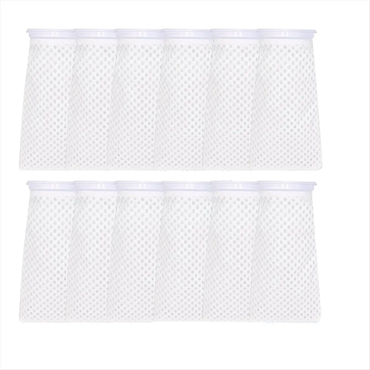 ABDD HOT  12 Pack 4 Inch Filter Sock, 150 , Ring Honeycomb Filter Socks, Filter Socks for Saltwater Aquarium