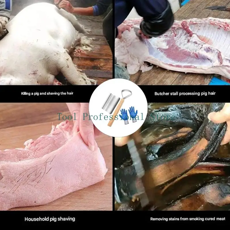 

Профессиональный инструмент для удаления волос из нержавеющей стали 57QF Эргономичный удобный захват и безопасность